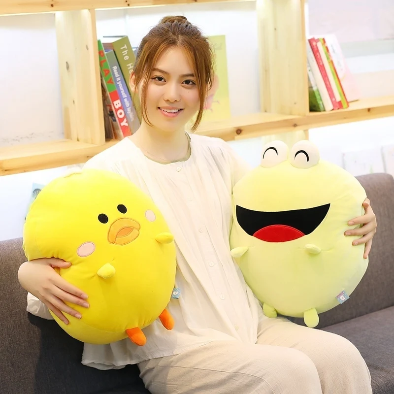 1 шт. 40 см Kawaii панда лягушка плюшевая подушка мягкая мультяшная свинья курица