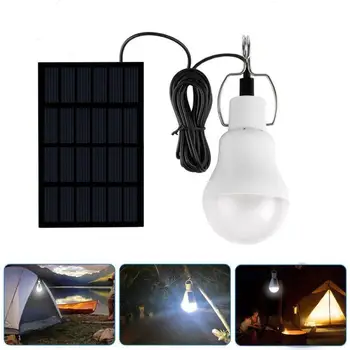

12LED Solar Lamp Powered Portable Led Bulb Light Solar Led Lighting Solar Panel Camp Tent Night Fishing Light