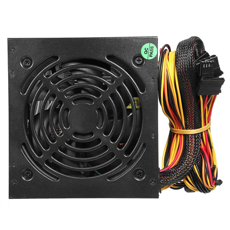 Штепсельная Вилка европейского стандарта черный 1000W Питание Psu Pfc бесшумный вентилятор блок питания Atx 24pin 12V компьютер Sata консоль для ПК-игр с поддержкой Windows Питание для Intel Amd компьютерами