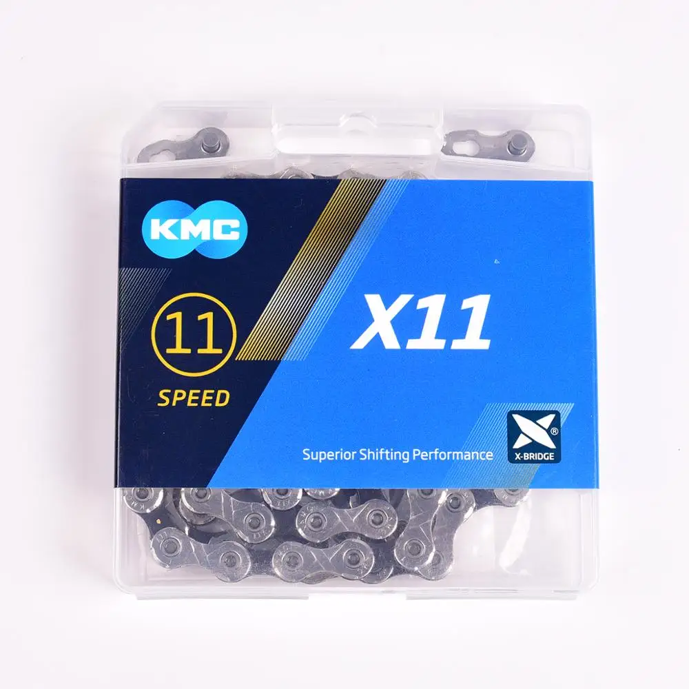 Велосипедная цепь KMC X11.93 X11 118L 11 для скоростного велосипеда с оригинальной
