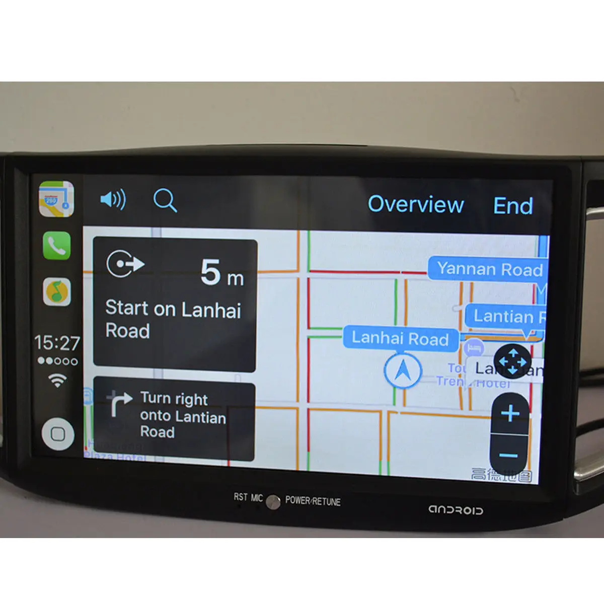 Автоссылка Dongle навигационный плеер Android Авто MP5 умный USB gps поддерживает Белый