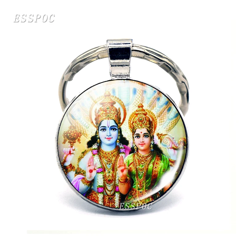 Lakshmi буддистский кулон брелок для йоги ювелирные изделия стеклянные