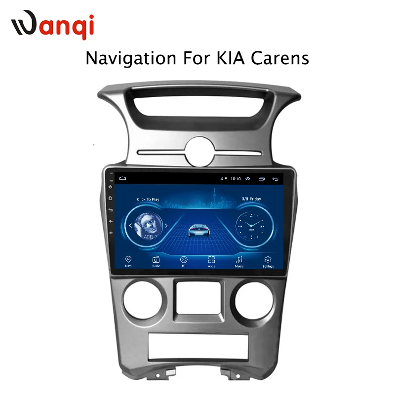 Excellent 9 inch factory android 8.1 car dvd player for kia Carens 2007-2011 with audio radio multimedia gps navigation system 0