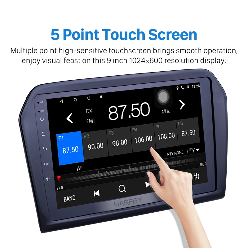 Flash Deal Harfey 2Din GPS Multimedia Player Head Unit For 2013 2014 2015 Volkswagen 9 inch Android 8.1 1080P Car Radio 3G Wifi Bluetooth 2