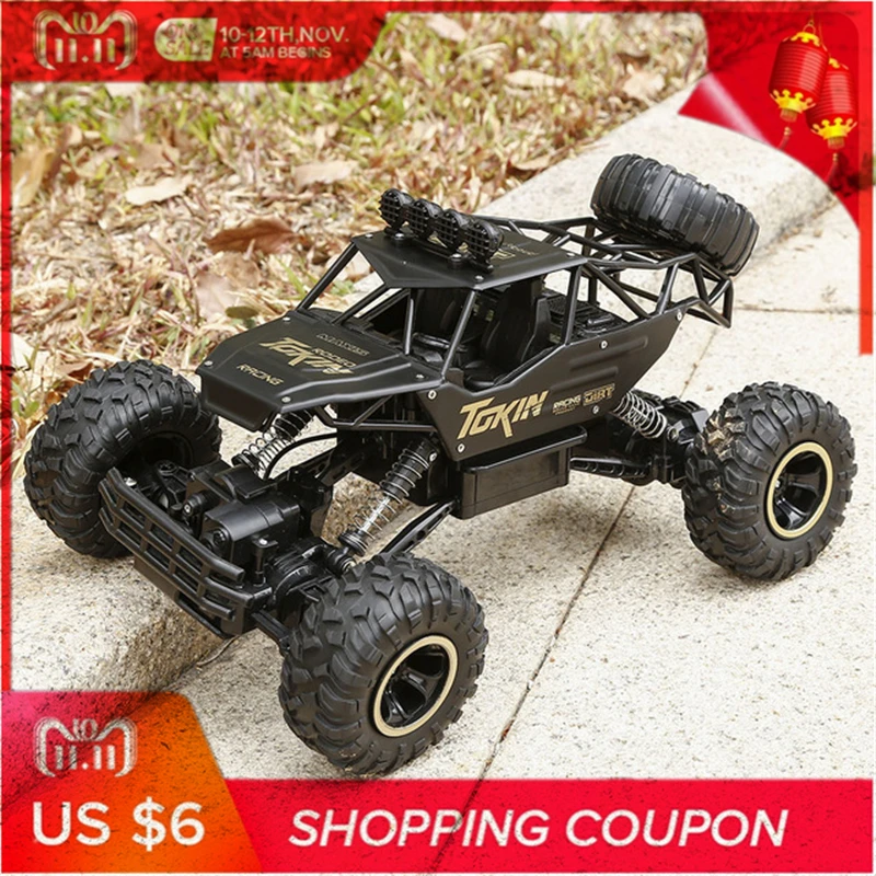 

Flytec 6026 Remote Control RC Cars Toys 1:12 2.4G 4WD High Speed Climbing Car Electric Racing RC Buggy Model Toy Gifts For Kids