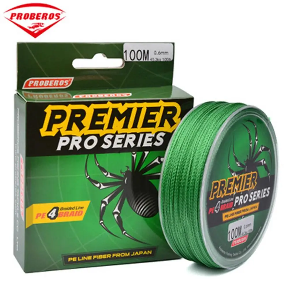 Hot 100m Pe 4 Braided Fishing Line Premier Series 0.4-10code 6-100lb  Fishing Fly Lines Sturdy Fishing Leashes Rope Green Red - Fishing Lines -  AliExpress