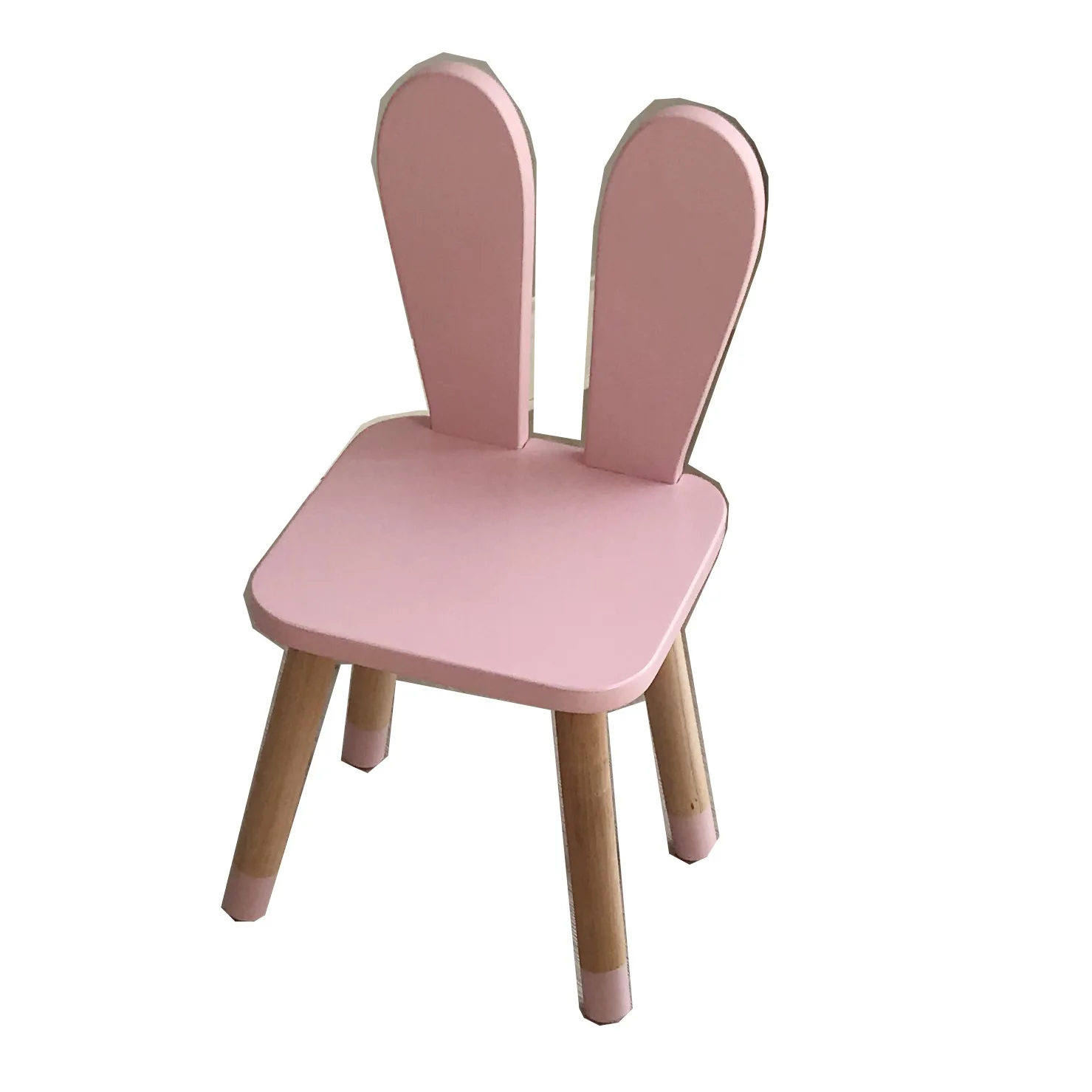 

Nordic furniture children's room solid wooden rabbit ears children's room chair chair writing stool learning stool chair