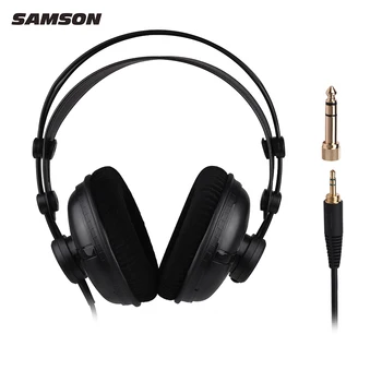 

SAMSON SR950 Professional Studio Reference Monitor Headphones Dynamic Headset Closed Ear Design for Recording Monitoring Music