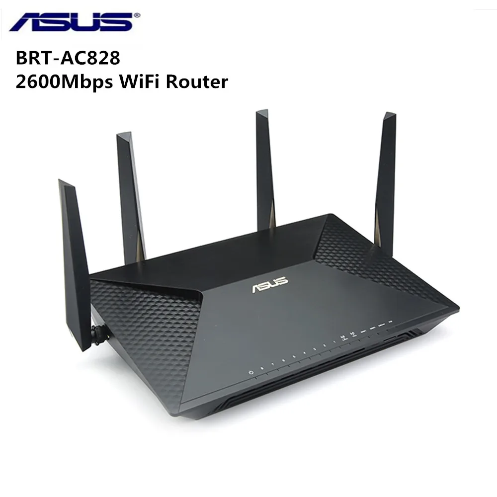 

ASUS BRT-AC828 2600Mbps WiFi Router Dual Band 2.4GHz 5GHz Wireless Gigabit Router 4 Ports LAN Support VPN Firewall Settings