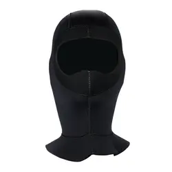 Маска для плавания 5 мм неопрена профессиональные защитные теплые Кепки капюшоном Полный Маска Гуд Кепки Дайвинг шляпа маска для плавания