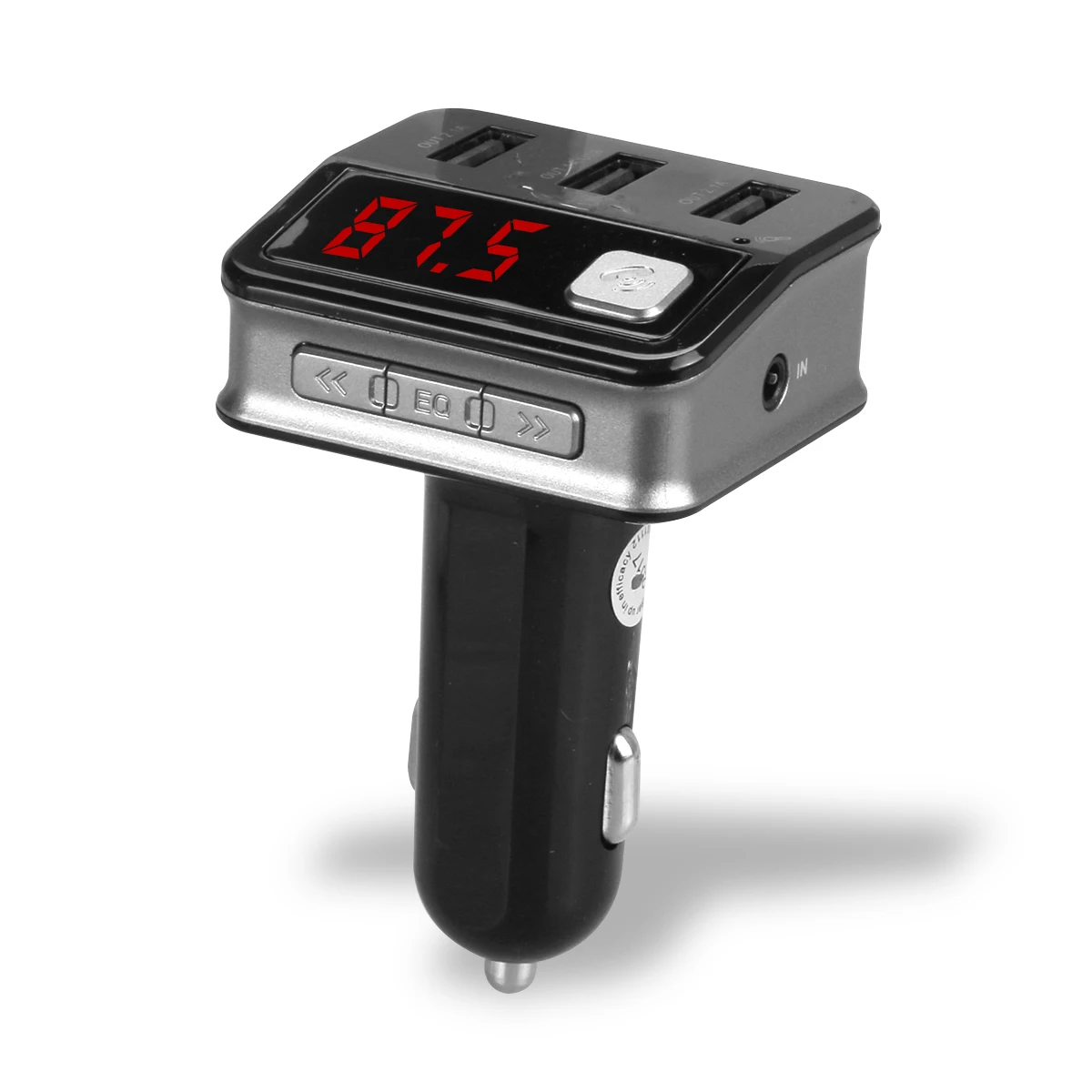 Фото 3 USB 2.0 FM Transmitter Car Charger Hand-free Calling A2DP MP3 Player 5.2A 5V LED Display Battery Voltage Monitor | Автомобили и