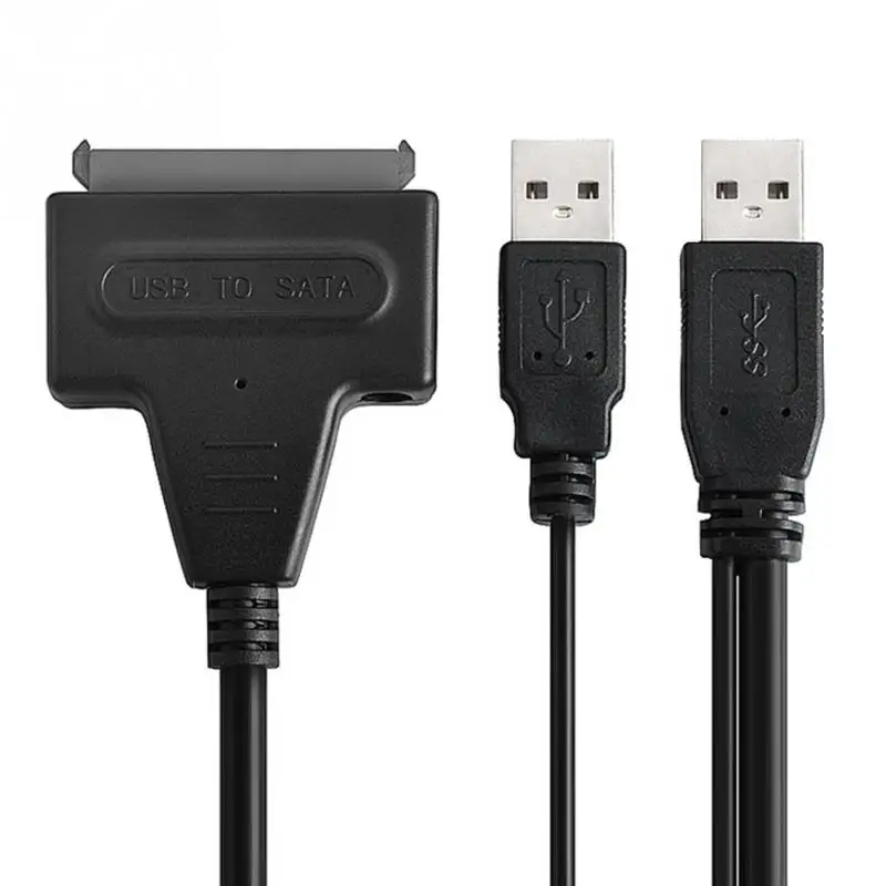 

Computer Hard Driver Connection Cables 2.5" 22P 2.0 USB to SATA Cable Serial ATA Adapter For HDD/SSD Laptop Hard Drive