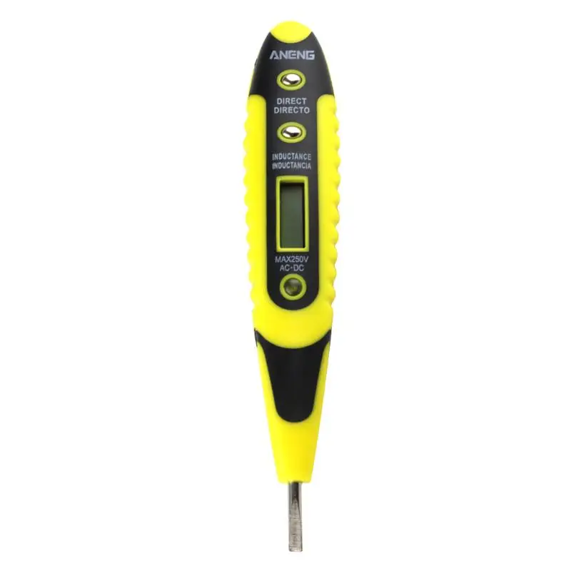 

12-250V Digital Voltage Detector Sensor Tester AC/DC Electrical Voltage Measure Volt Detector Electric Test Pen Meter Tester New