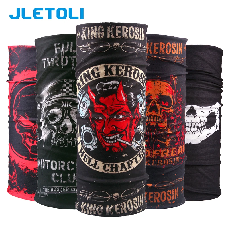 

JLETOLI Multifunctional Headbands Outdoor Sport Cycling Bandana Seamless Outdoor Bike Scarf Bicycle Mask Men Women Headwear