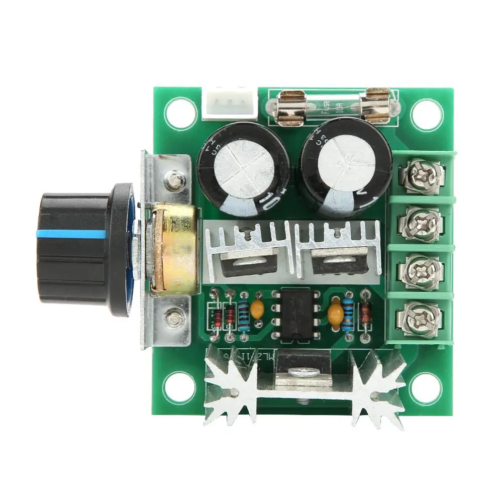 

12V-40V 24V 30V 10A PWM DC Speed Controller Motor Governor Stepless Variable Switch Module Regulator High Power Drive With Stand