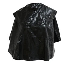 Профессиональный Водонепроницаемый для стрижки волос для укладки волос салон парикмахерские шапочка парикмахера платье Черный инструмент для укладки волос