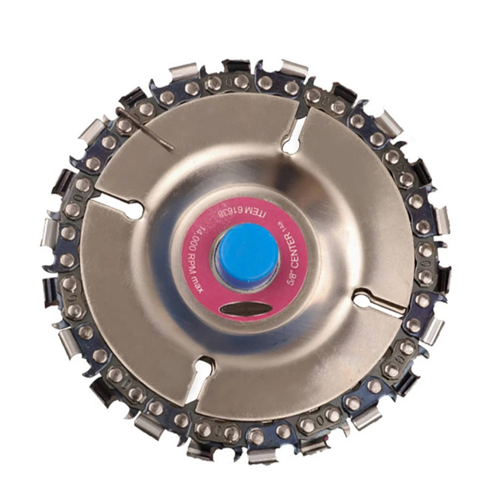 

4 Inch Grinding Chain Plate Woodworking Chain Plate Carving Disc For 100/115mm Grinder Power Tool Grinder Saw Disc