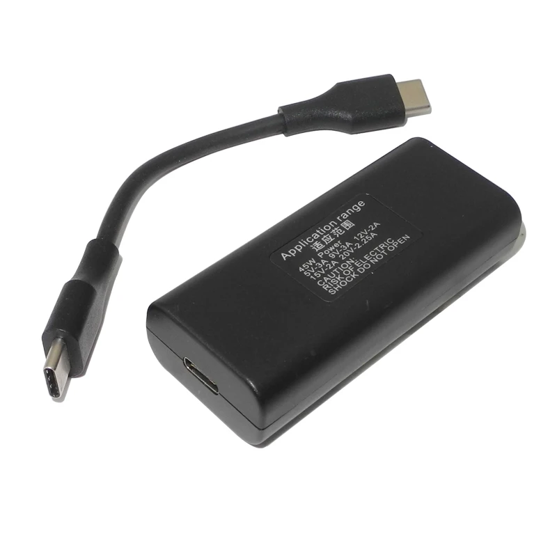 Dc Usb Type C Male Power Charger Converter Adapter Connector For Lenovo