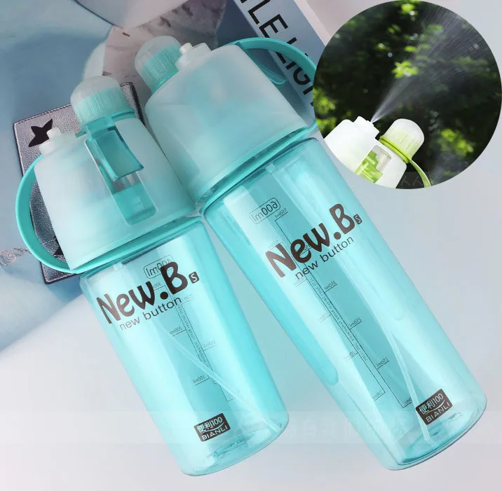 1 шт. Спортивная бутылка с распылителем для воды Beauty BPA FREE пластиковое напольное
