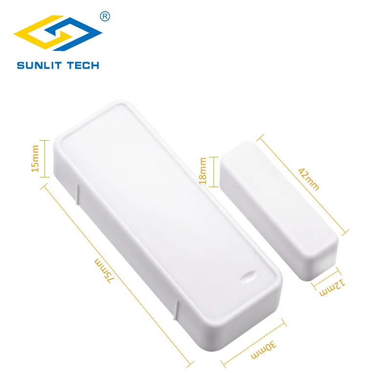 1/2/3/5/6/10pcs 433Mhz Wireless Window Door Magnet Sensor Detector Door OpenSensor for Home Burglar Security Smart Alarm System