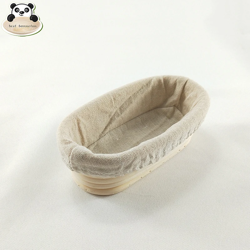 Best banneton Professional seller handmade natural environmentally friendly baking bakery 6 inch oval proving basket