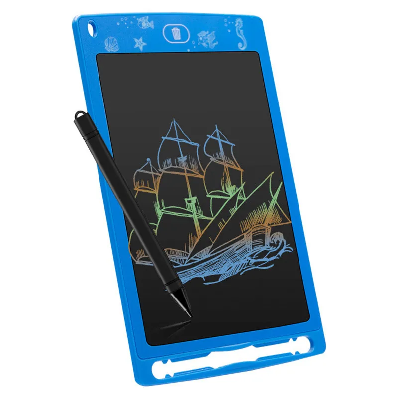 

8.5" Colorful Screen Robot Writing Tablet 8.5 inch LCD Tablet Drawing Pen Writing Message Board Handwriting Pads Memo Board