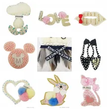 Мультфильм Снупи кролик DIY пользовательские патчи пришить на футболку аппликация 3D большие наклейки Diy космос, НЛО рюкзак для одежды аксессуар