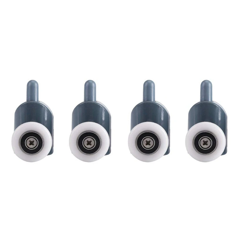 8Pc Shower Door Castors Rolls Shower Door Rollers Sliding Door Roller Guide Shower Spare Parts Glass Door Pulleys Wheels Runne