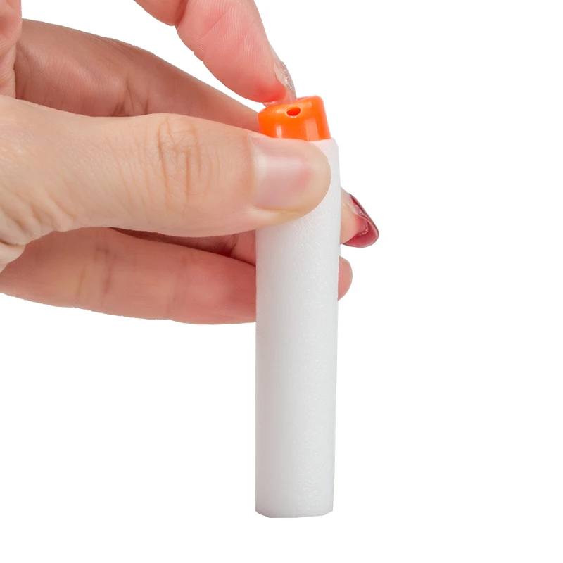 200PCS Darts For Nerf  white Luminous Soft Hollow Hole Head 7.2cm Refill Darts Toy Gun Bullets for Nerf Series Blasters Xmas 5