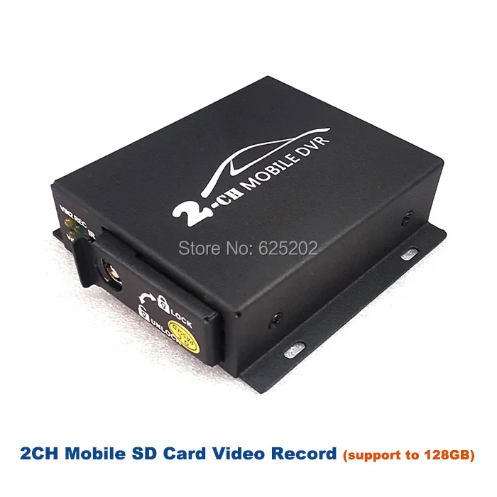 Mini AHD Recorder 2CH SD Card Recorder CVBSSurveillance Video Recorder