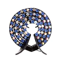 5 шт. заколка для волос Акриловая практичная кристальная простая заколка для волос зажим для волос конский хвост зажим для волос для женщин девушек