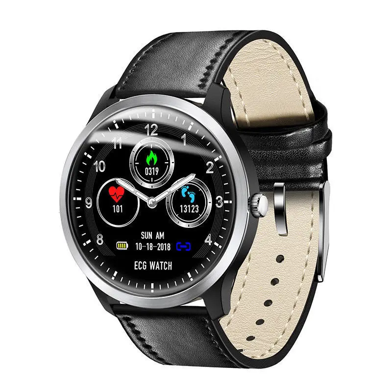 

Bluetooth ECG Smart Watch Band Heart Rate Fitness Tracker Activity Sport