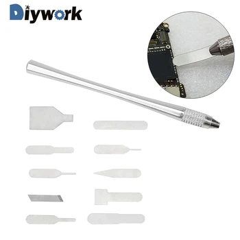 

DIYWORK Motherboard Fix Tools Professional Hand Tool Set For iphone 6s/A8/A9 CPU Repairing 11 in 1 Motherboard Fixed