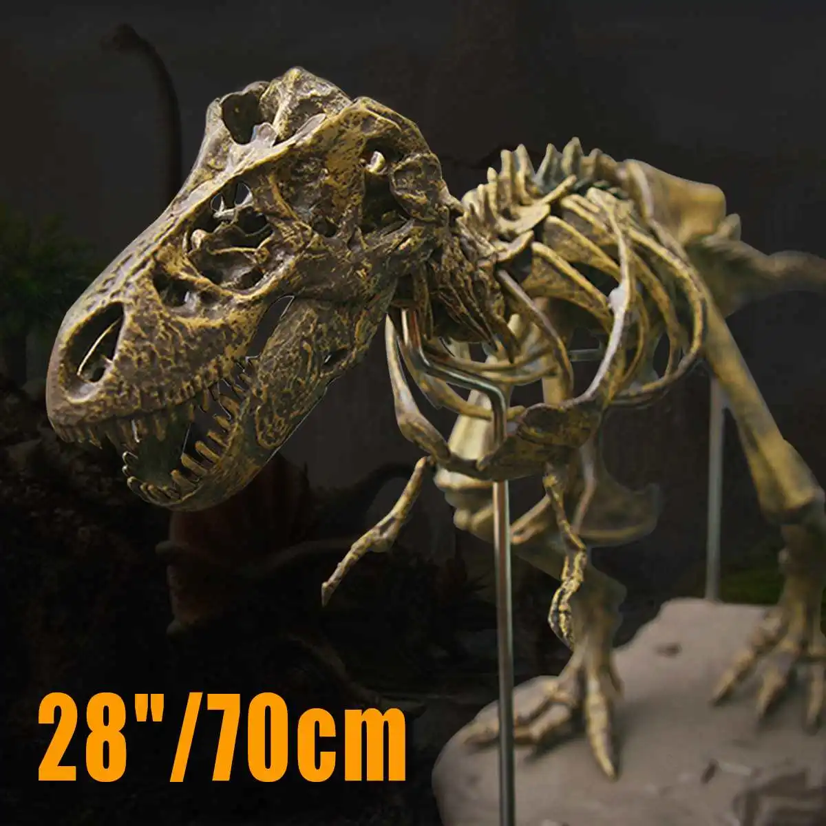 

4D 28"/70cm PVC Assembling Skeleton Dinosaur Simulation Animal Model Toys Gifts Children Educational Science Toy