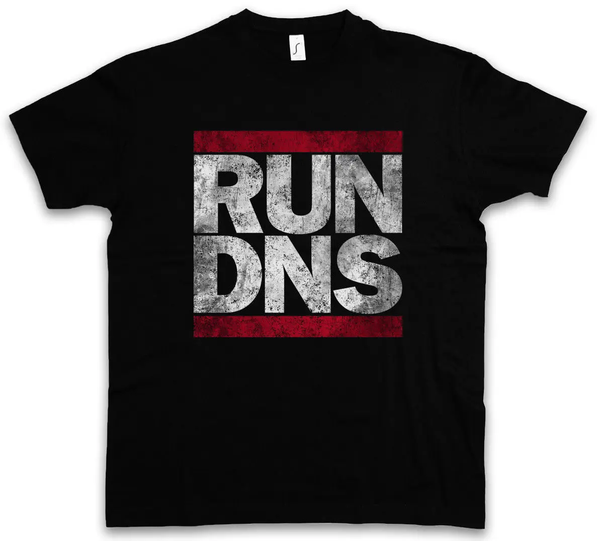 2018 Летний стиль DNS футболка Система доменных имен Runer забавная рубашка DMC сервер