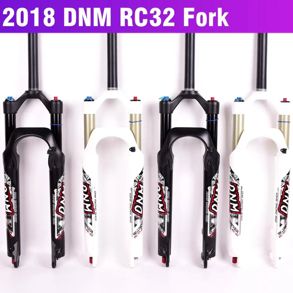 

DNM Magnesium Alloy MTB Bicycle Fork Supension Air 26er Inch Mountain Bike 32 RL100mm Fork For A Bicycle Accessories