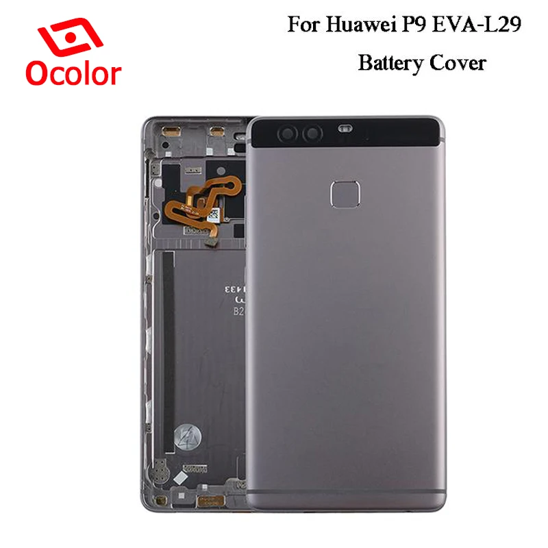 

ocolor For Huawei P9 EVA-L29 Gray 5.2 Inch Battery Cover Case New Durable Battery Back Cover Replacement Battery Cover Case