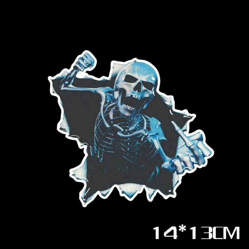 

Car Sticker The Terrible Skull Rush from you Auto Sticker Personalized Styling for Motorcycle Auto Closet Suitcase