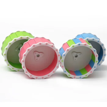 

Small Pets Guinea Pig Hamster Wheel Silent Roller Running Sports Round Wheel Hamster Cage Accessories Exercise Wheel for Pet Toy
