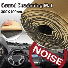 300x100 см автомобильный Грузовик звукоизоляция хлопок звукоизоляционные теплоизоляционные резиновые и пластиковые коврики ковры 3 мм