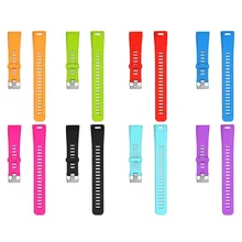 1 шт. цветной сменный силиконовый браслет ремешок для Garmin Vivosmart HR Браслет для спорта на открытом воздухе Фитнес Бег