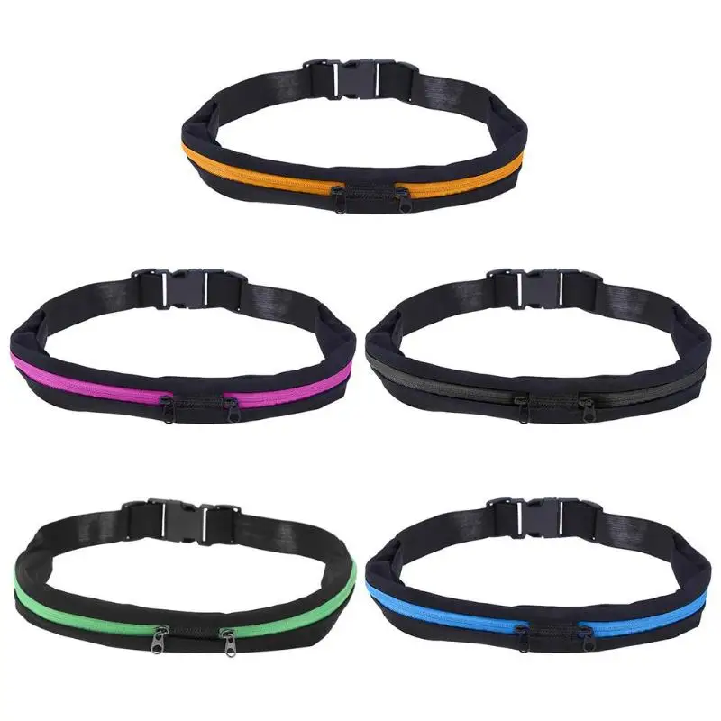 Waterproof Elastic Running Jogging Waist Bag Anti-theft Sports Fanny Pack