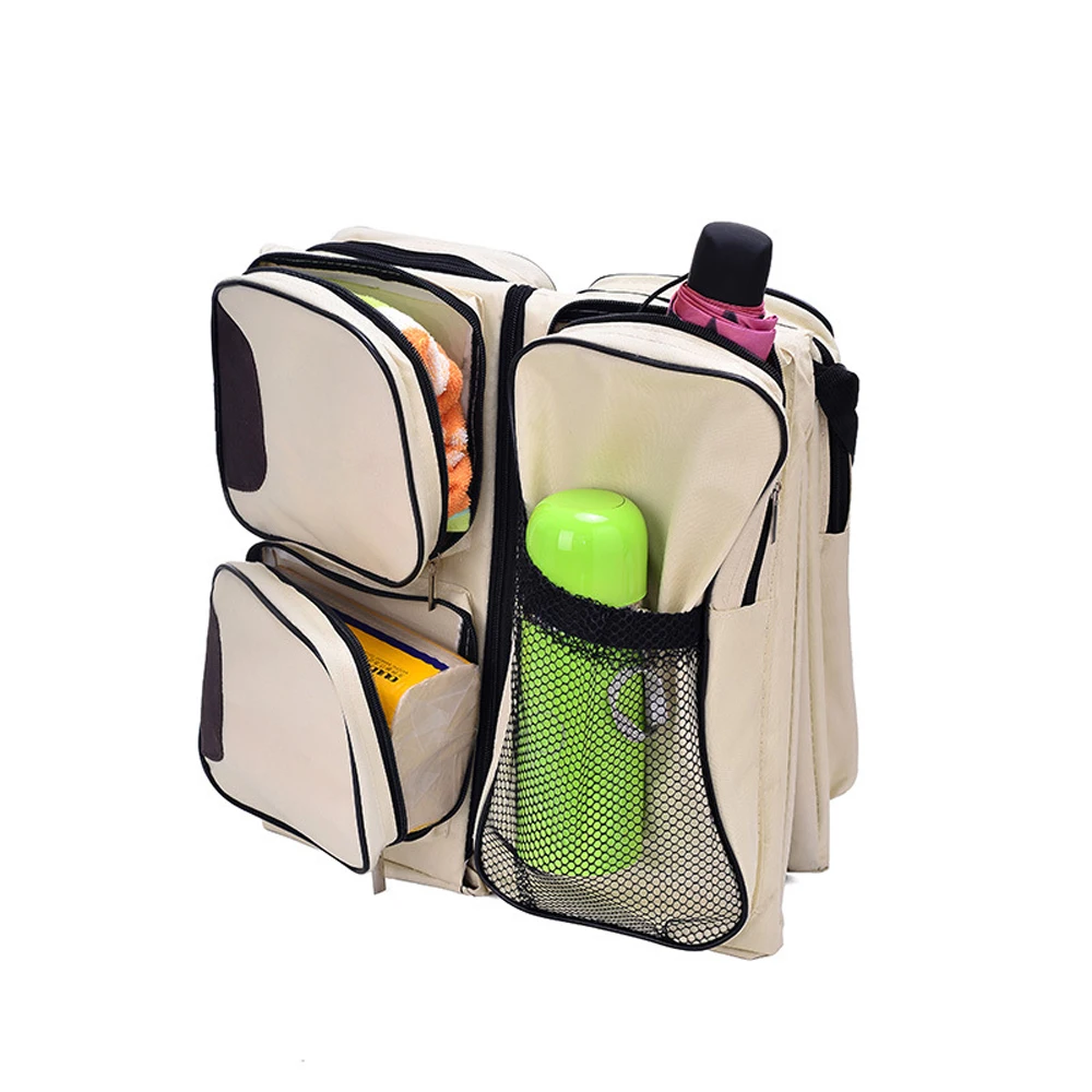 

1pc Multi-function Baby Diaper Bag Portable Infant Travel Bassinet Carrycot Baby Bed Nappy Changing Tote Bags
