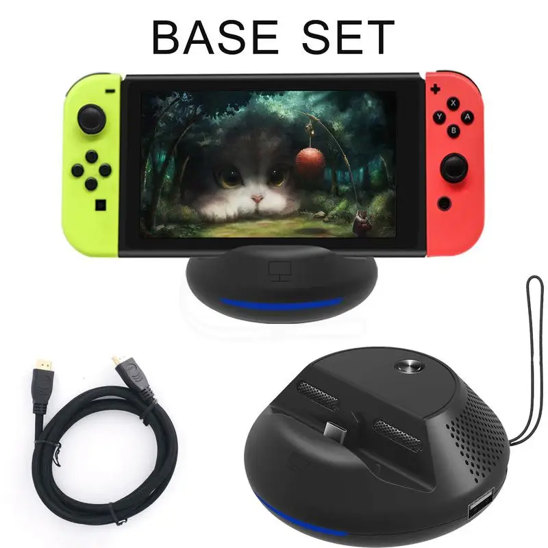 

Portable TV Converter Stand Charging Dock Set for Nintend Switch TV Dock Switch TV Conversion Base with PCB Board IC Solution