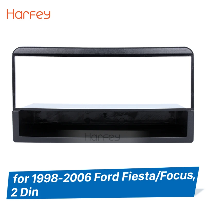 

Harfey Car Radio Fascia Single Din Car-styling DVD Frame Trim Panel for 1998 1999-2006 Ford Fiesta Focus Auto Stereo Adapter