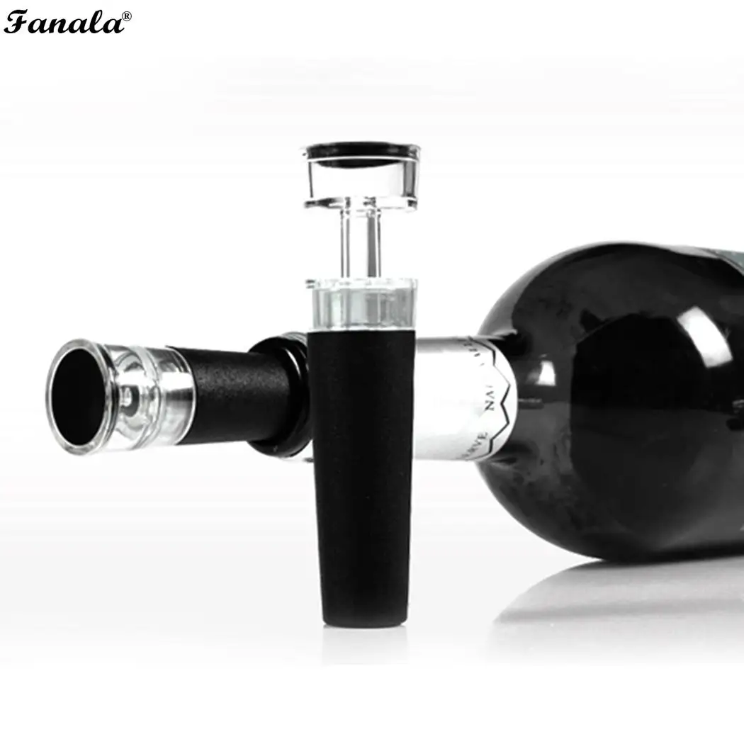 

Bottle Stoppers Air Pump Seal Vacuum Flavor Bars, Home Wine As picture Champagne Bottle Preserver