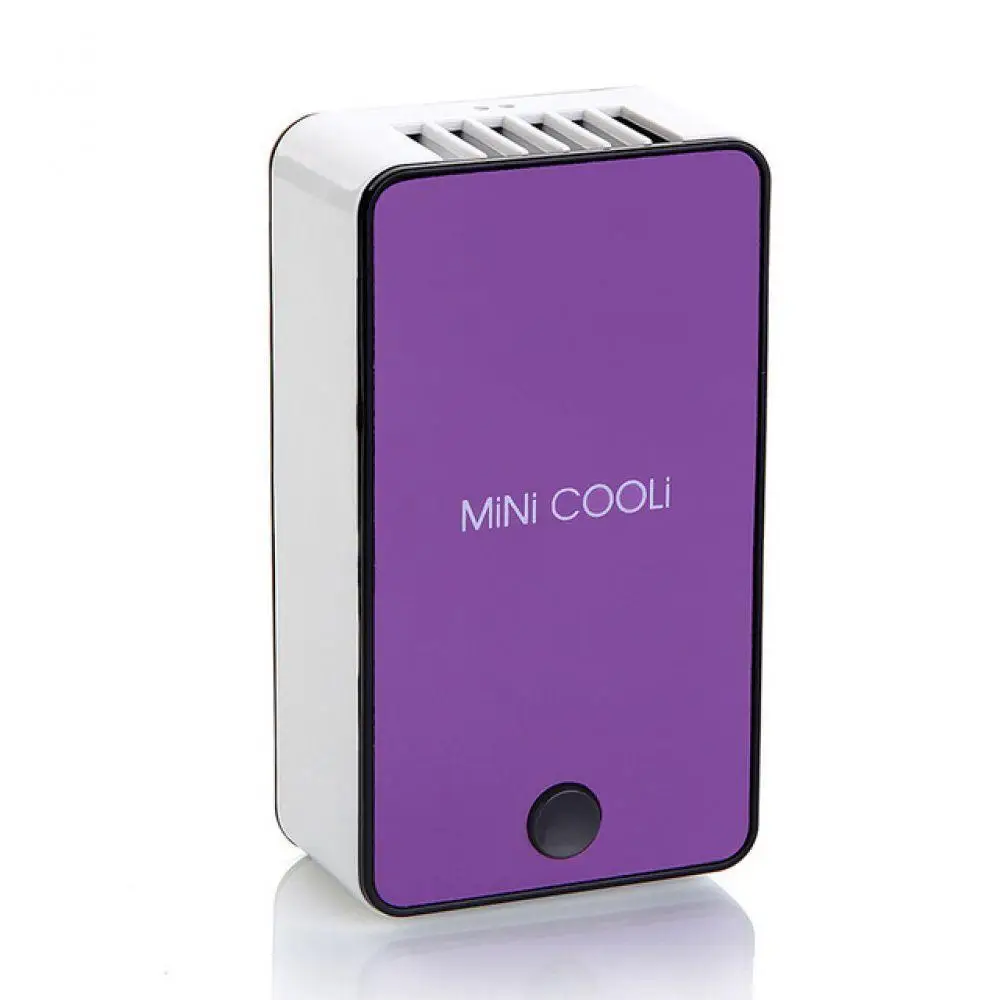 

New upgrade Mini portable hand held desk air conditioner humidification cooler cooling fan