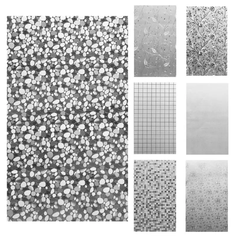 

40X100cm Waterproof PVC Privacy Frosted Home Window Sticker Glass Film