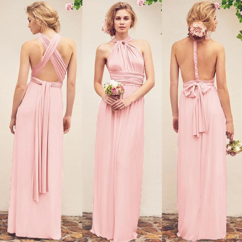 

Ladies Summer Dress 2019 Multiway Convertible Infinity Dress Women Maxi Dress Boho Long Robe Bandage Club Bridesmaid Party Dress
