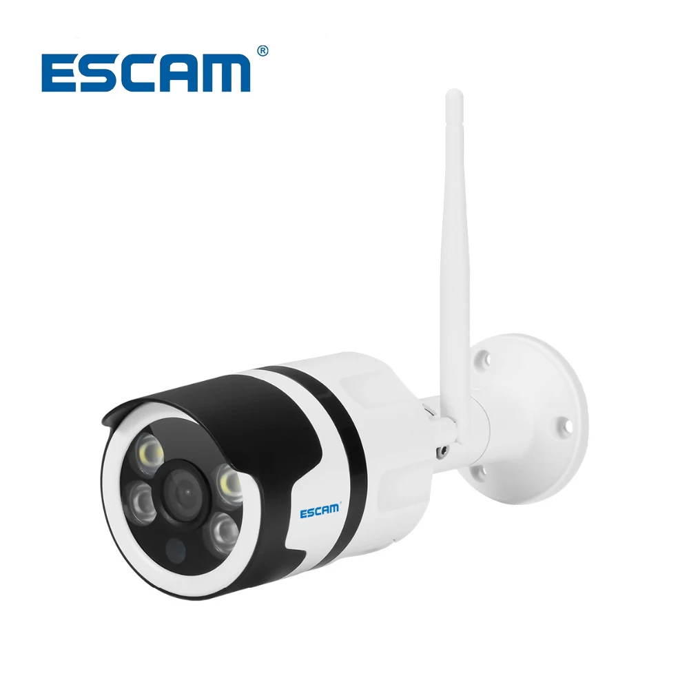 

ESCAM QF508 HD 1080P Wireless Wifi IP Camera Outdoor Onvif Wifi Camera Two Way Audio Night Vision Waterproof Bullet Camera CCTV